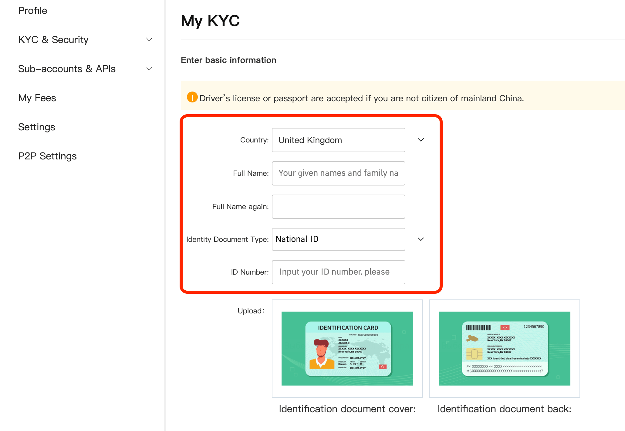 Account verification on Gate.io