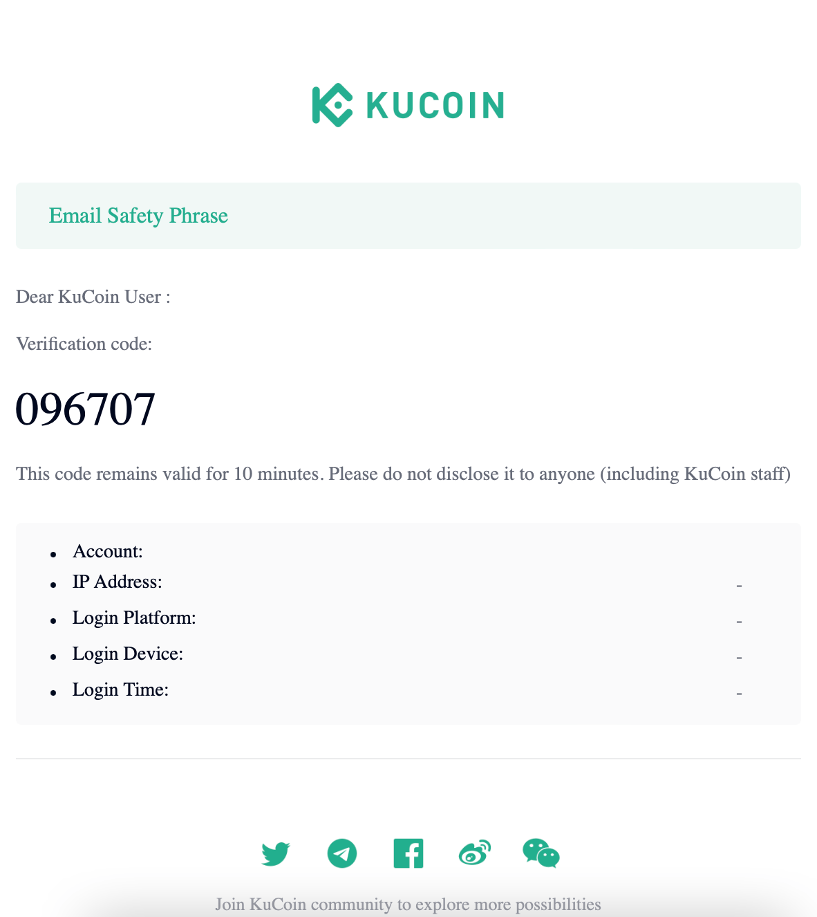 KuCoin Registration