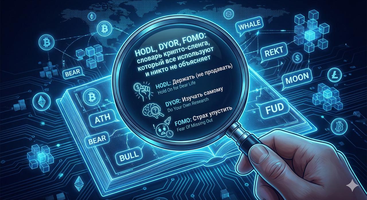 HODL, DYOR, FOMO: словарь крипто-сленга, который все используют и никто не объясняет