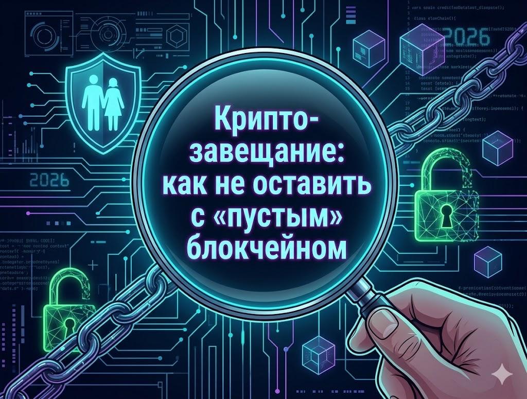 Крипто-завещание: как не оставить семью с «пустым» блокчейном