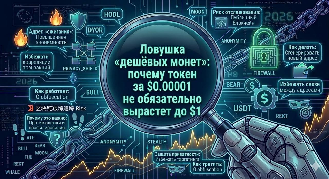 Ловушка «дешёвых монет»: почему токен за $0.00001 не обязательно вырастет до $1