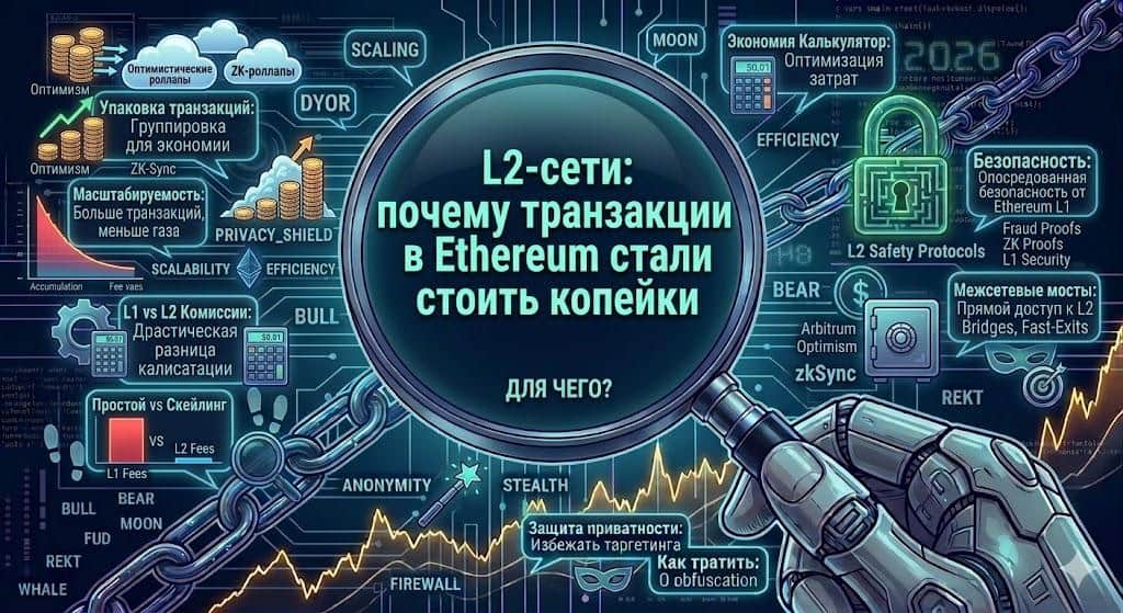 L2-сети: почему транзакции в Ethereum стали стоить копейки