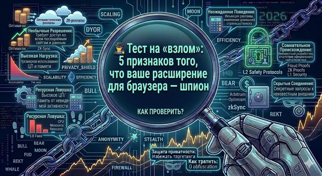 Тест на «взлом»: 5 признаков того, что ваше расширение для браузера — шпион