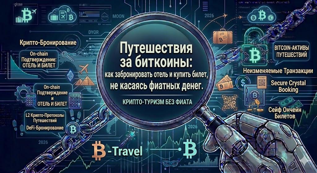 Путешествия за биткоины: как забронировать отель и купить билет, не касаясь фиатных денег