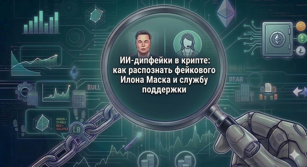 ИИ-дипфейки в крипте: как распознать фейкового Илона Маска и службу поддержки