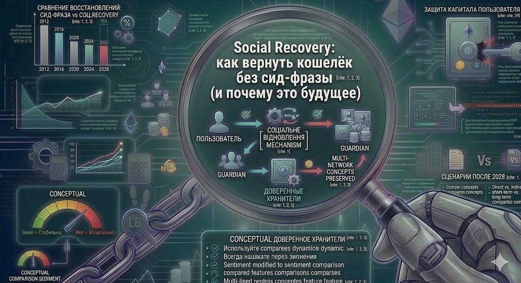 Social Recovery: как вернуть кошелёк без сид-фразы (и почему это будущее)