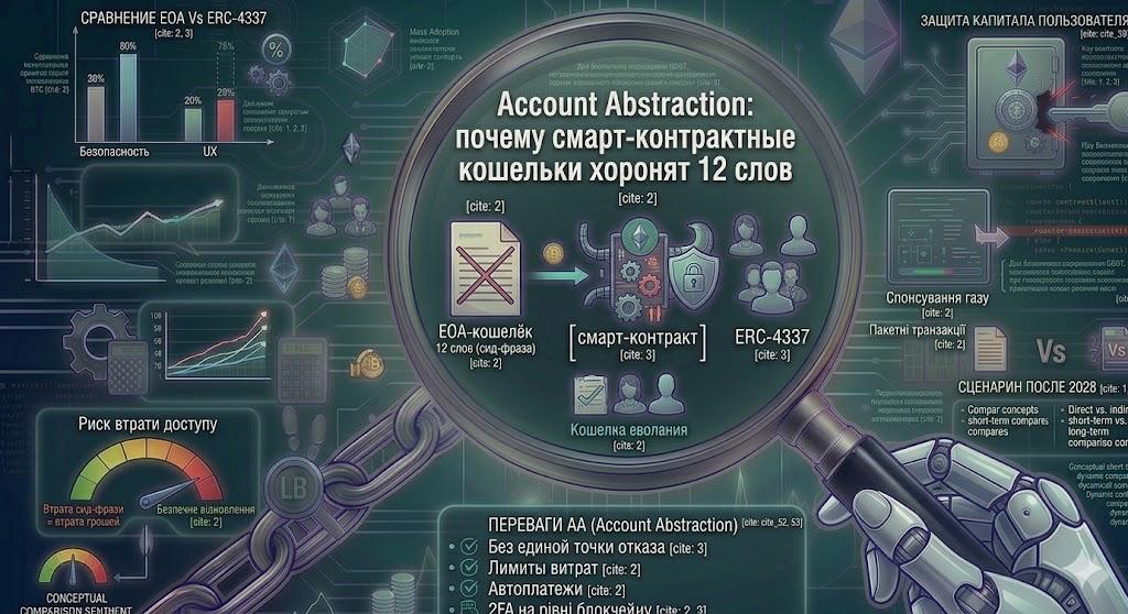 Account Abstraction: почему смарт-контрактные кошельки хоронят 12 слов