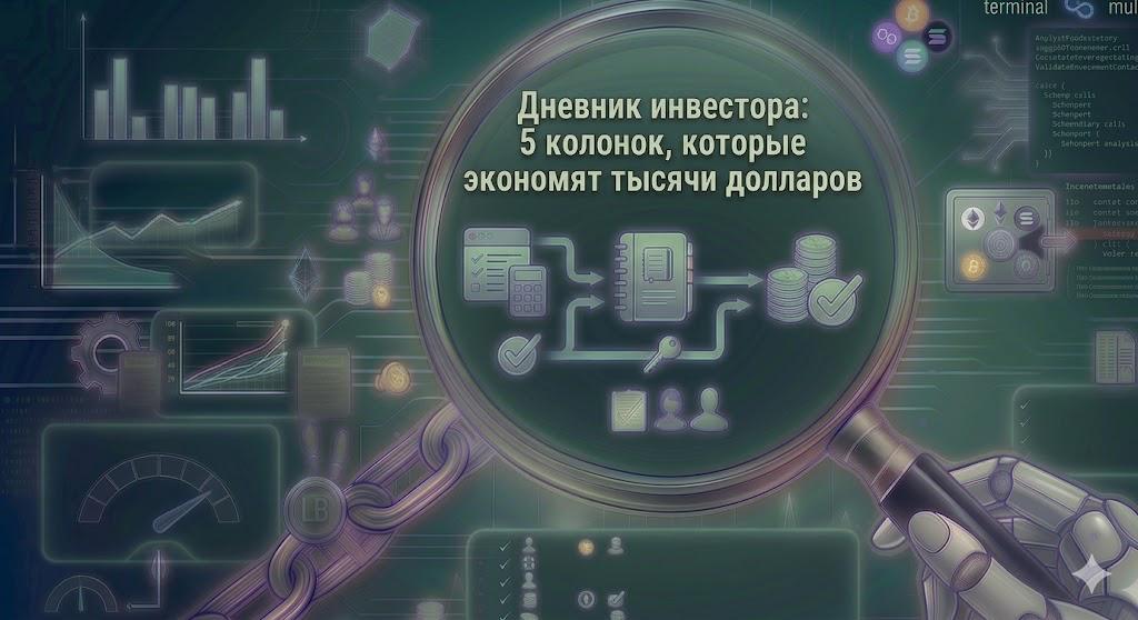 Дневник инвестора: 5 колонок, которые экономят тысячи долларов
