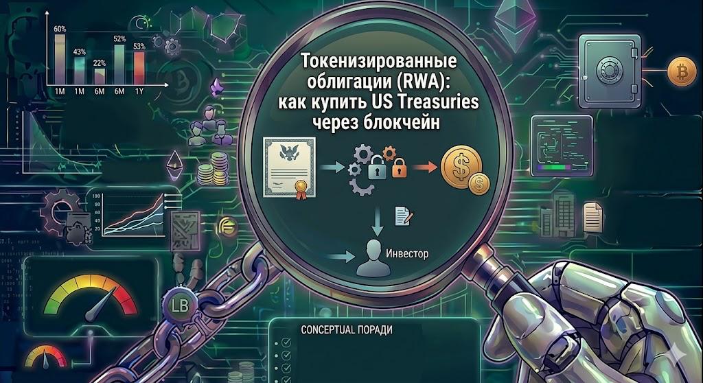 Токенизированные облигации (RWA): как купить US Treasuries через блокчейн