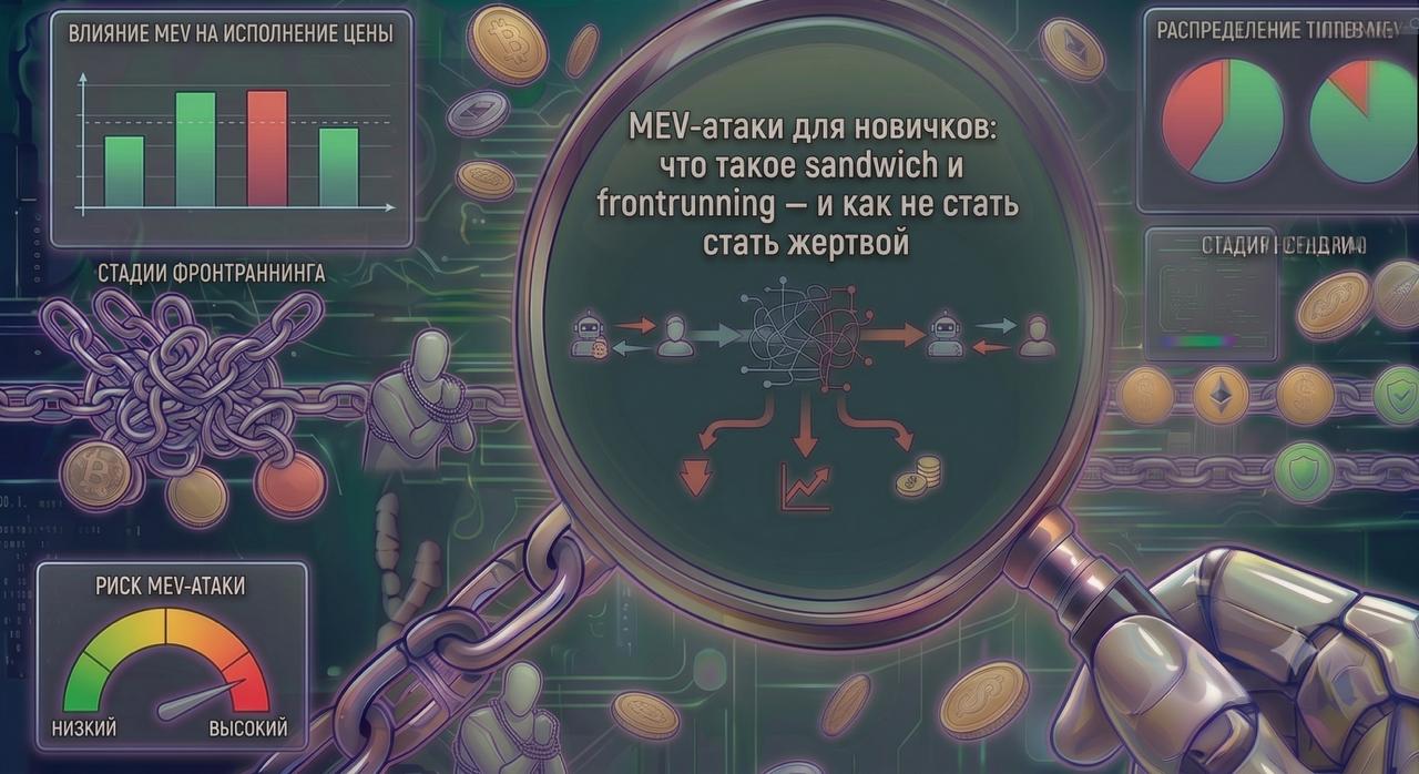 MEV-атаки для новичков: что такое sandwich и frontrunning — и как не стать жертвой