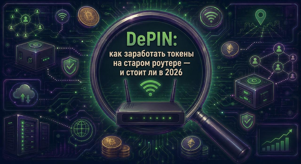 DePIN: как заработать токены на старом роутере — и стоит ли в 2026