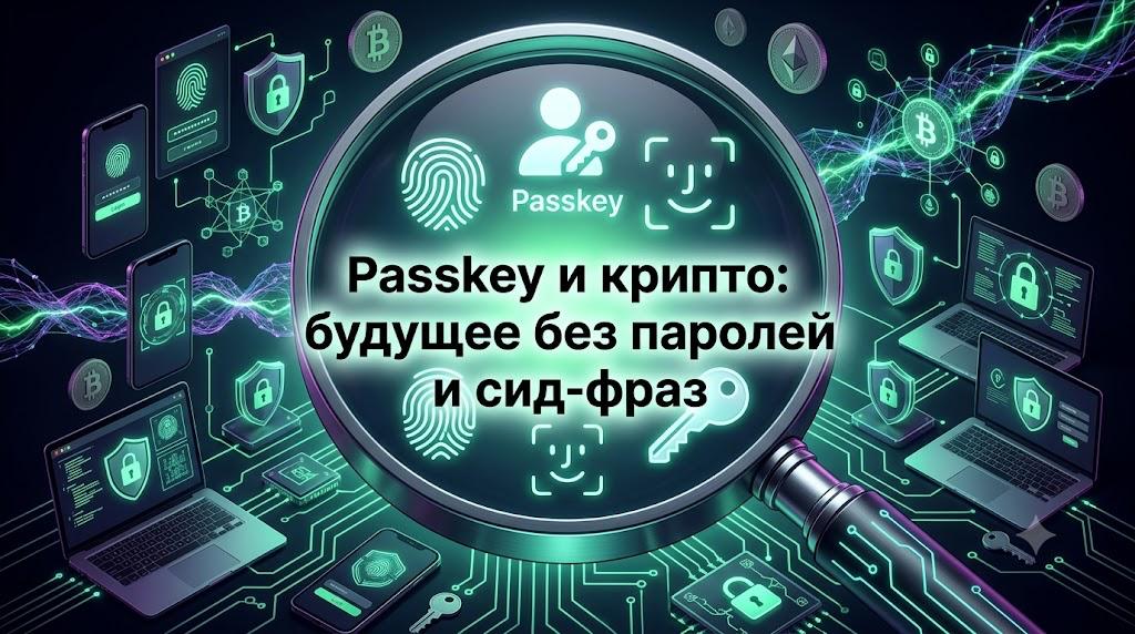 Passkey и крипто: будущее без паролей и сид-фраз