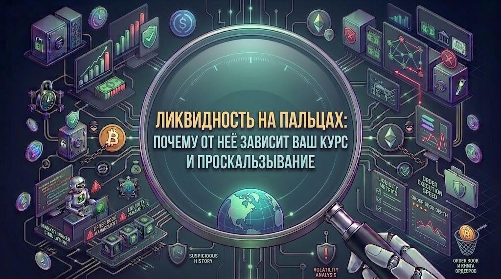Ликвидность на пальцах: почему от неё зависит ваш курс и проскальзывание