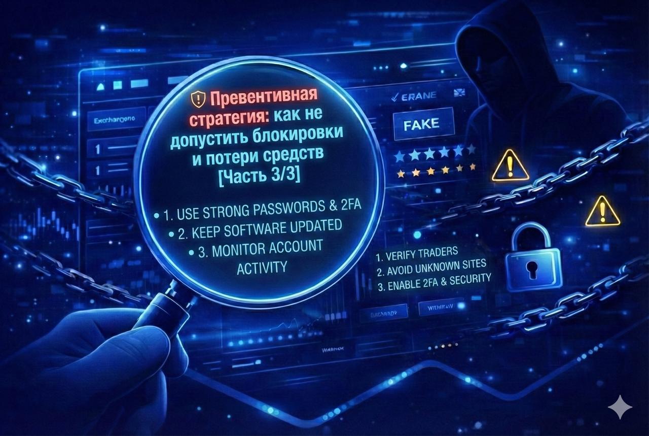 Превентивная стратегия: как не допустить блокировки и потери средств [Часть 3/3]