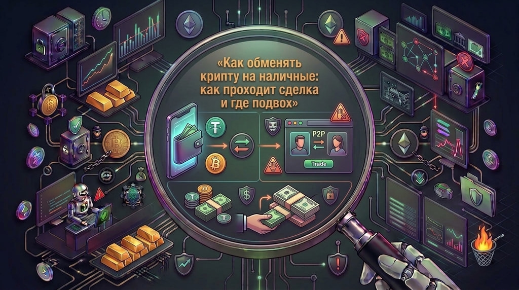Как обменять крипту на наличные: как проходит сделка и где подвох