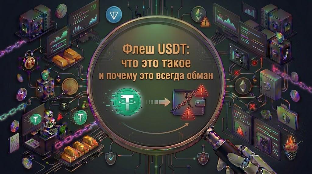 Флеш USDT: что это такое и почему это всегда обман